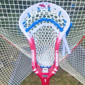 Brand new loading wyn head dyed and strung in salmon bellies theme