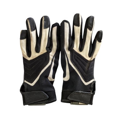 Used Nike LINEMEN GLOVES FB Gloves Black LG 11760-S000082298