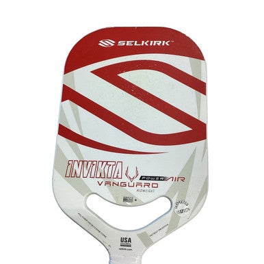 Used Selkirk INVKITA VANGUARD POWER AIR Pickleball Racquet White 11760-S000082229