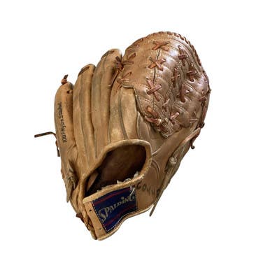 Used Spalding 42-327 BB/SB Glove RH Throw Brown 12" 11760-S000082195