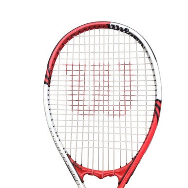 Used Wilson ROGER FEDERER 110 Adult Tennis Racquet Red 4 1/2" 11760-S000082166