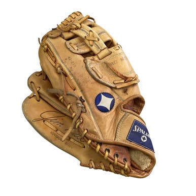 Used Spalding SPALDING PLAYERS SERIES BB/SB Glove LH Throw Orange 14" 11760-S000082171