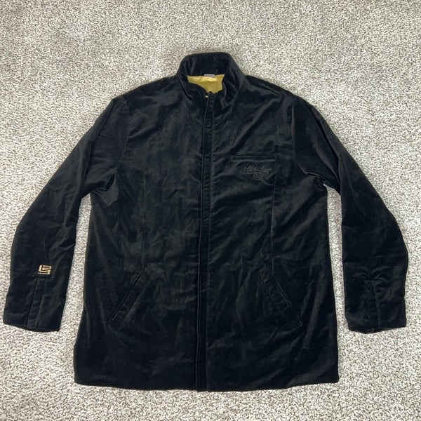 Nike Jacket Mens 3XL Black Embroidered LeBron James Velvet Kings Court Velour