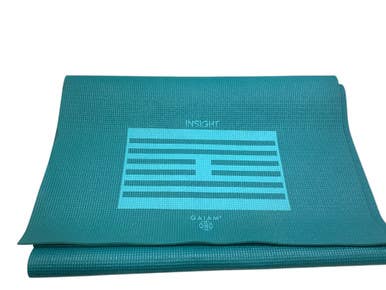 Used Gaiam Yoga Mat Kelly green 11347-S000255934