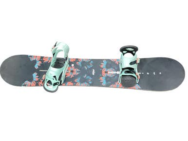 Used Burton STYLUS Mens Board/Bindings Navy Blue And Orange 147 cm 11347-S000255922