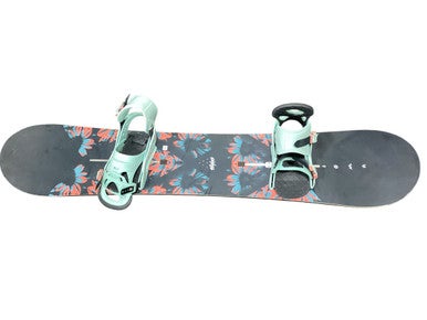 Used Burton STYLUS Mens Board/Bindings Navy Blue And Orange 147 cm 11347-S000255922