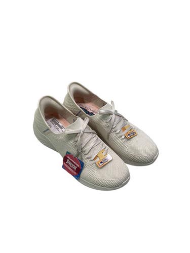 Used SKECHERS SLIP INS Running/X-Train Shoes W Beige Senior 10 11347-S000255899