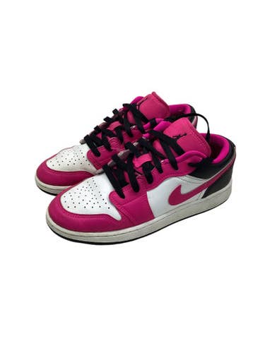 Used Jordan 1 LOW PINK/BLK Running/X-Train Shoes Y Pink And Black Junior 04 11347-S000255892