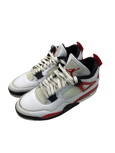Used Jordan 4 RETRO Basketball Shoes M White/Black/Red Senior 9.5 11347-S000255894