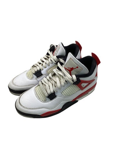 Used Jordan 4 RETRO Basketball Shoes M White/Black/Red Senior 9.5 11347-S000255894