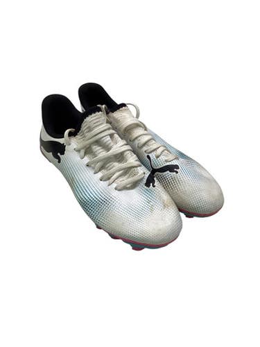 Used Puma Soccer Cleats White Junior 04 11347-S000255887