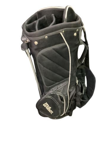 Used Wilson 8 WAY STAND BAG Mens Stand Bag Black 11347-S000255874