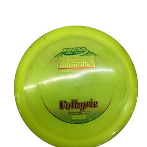 Used Innova CHAMPION VALKYRIE Disc Golf Driver Neon Green 175g 11347-S000255850