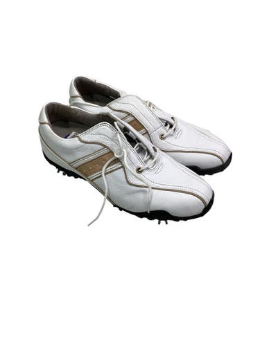 Used Foot Joy LOPRO Mens Golf Shoes White Senior 7 11347-S000255842
