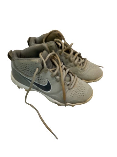 Used Nike FASTFLEX BB/SB Cleats Grey Junior 02 11347-S000255841