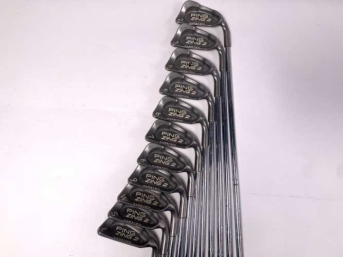 Ping Zing 2 Iron Set 2-PW+SW+LW White Dot 3* Up DG S400 Stiff Steel RH +1''