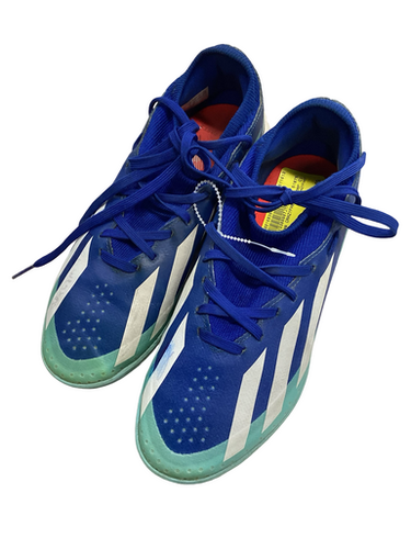 Used Adidas CRAZYFAST Soccer Indoor Shoes Royal Blue Junior 04.5 11613-S000168364