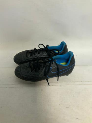 Used Nike TIEMPO Soccer Cleats Black Junior 03.5 11823-S000034427