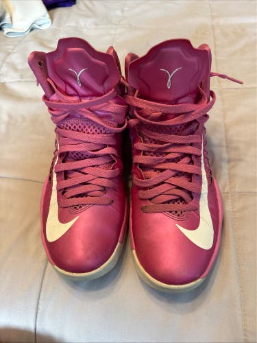 Nike Breast Cancer Awareness Basketball Shoes Pink Size 9.5