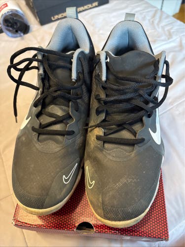 Nike Force Mike Trout 9 Pro MCS Black Baseball Cleats Mens Size 9  FB2908-001