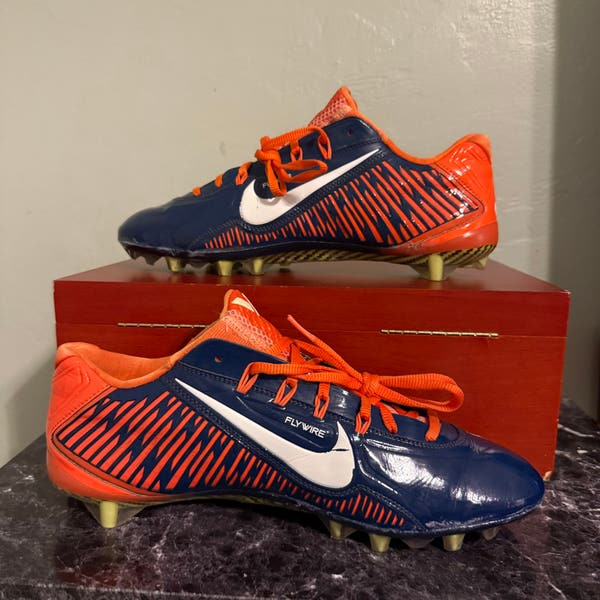 11 Nike Vapor Carbon Elite Fly TD 2014 ORANGE NAVY BRONCOS  display picture 2