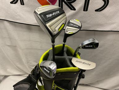 Used Top Flite 6 PC JR SET Jr Package Set LH Black 6 Piece 11490-S000265891