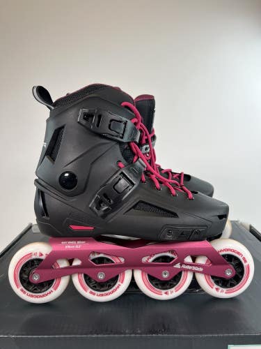 ROLLERBLADE Women's Lightning 90 Black/Sangria Inline Skates (07372200Q78)