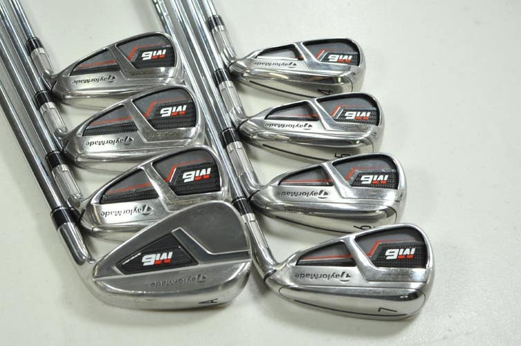 TaylorMade M6 4-PW,AW Iron Set Stiff Flex Right KBS MAX 85g Steel # 202903