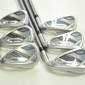 Callaway Mavrik Max Womens 6-PW,AW Iron Set Right Catalyst 4.0 Graphite # 202901