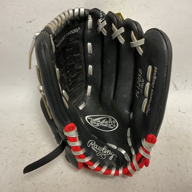 Used Rawlings Players Series PL120SB Baseball Glove RH Throw Black And Red 12" 11855-S000191283