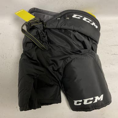 Used CCM TACKS 3092 Senior Pant Black And Optic Yellow LG 11855-S000191241