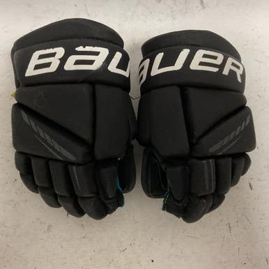 Used Bauer X Youth Gloves Black And Carolina Blue 9" 11855-S000191233