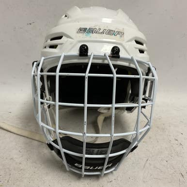 Used Bauer REAKT 95 Helmet Cage Combo White SM 11855-S000191226