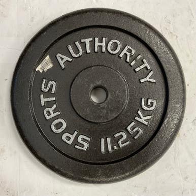 Used SPORTS AUTHORITY Standard Plate Black 25 lb 11855-S000191215