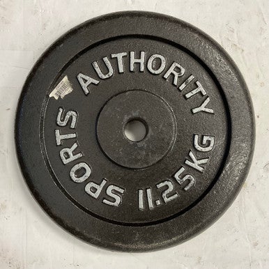 Used SPORTS AUTHORITY Standard Plate Black 25 lb 11855-S000191215
