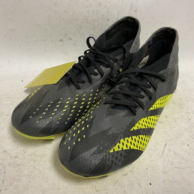 Used Adidas Predator IG0770 Soccer Cleats Black And Optic Yellow Senior 8.5 11855-S000191188