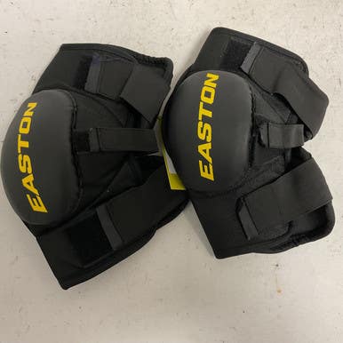 Used Easton STEALTH Senior Elbow Pads Black And Yellow LG 11855-S000191163