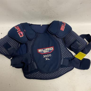 Used EURO SPORT 3000 Senior Shoulder Pads Navy Blue XL 11855-S000191164