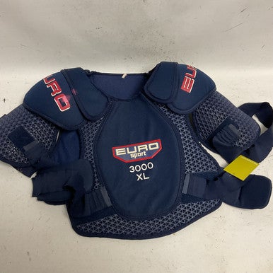 Used EURO SPORT 3000 Senior Shoulder Pads Navy Blue XL 11855-S000191164