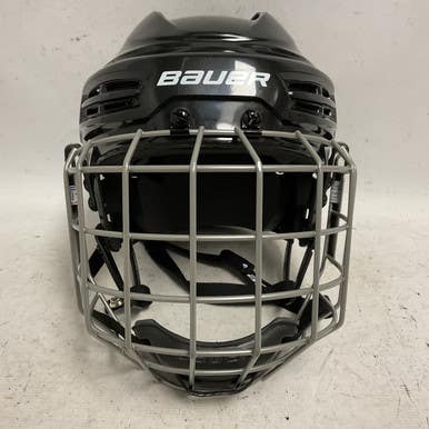 Used Bauer IMS 5.0 Helmet Cage Combo Black MD 11855-S000191162