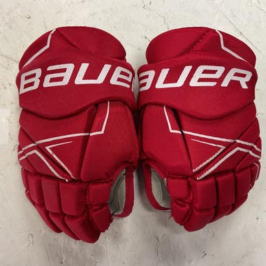 Used Bauer NSX Junior Gloves Red 11" 11855-S000191374