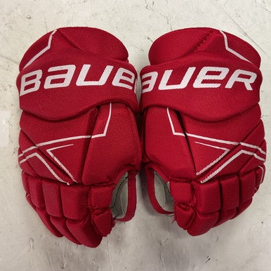 Used Bauer NSX Junior Gloves Red 11" 11855-S000191374