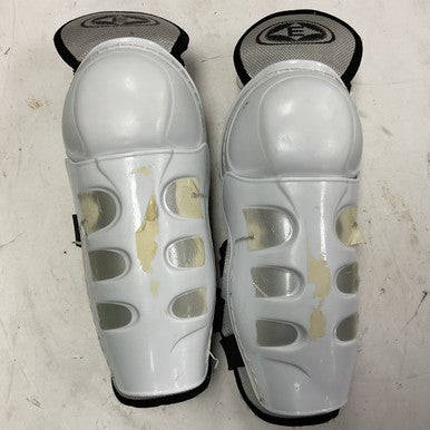 Used Easton Youth Shin Guards White 8" 11855-S000191373