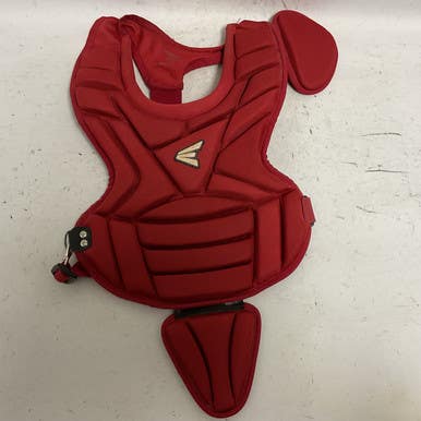 Used Easton YTH CHEST PROTECTOR Catchers Chest Protector Red Youth 11855-S000191357
