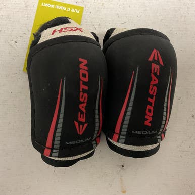 Used Easton HSX Youth Elbow Pads Black And Wine Red MD 11855-S000191308