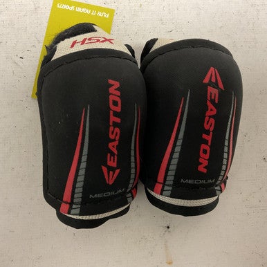 Used Easton HSX Youth Elbow Pads Black And Wine Red MD 11855-S000191308