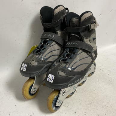 Used Ultra Wheels BIO Senior Rec Fitness Skates Grey Senior 10 11855-S000191285