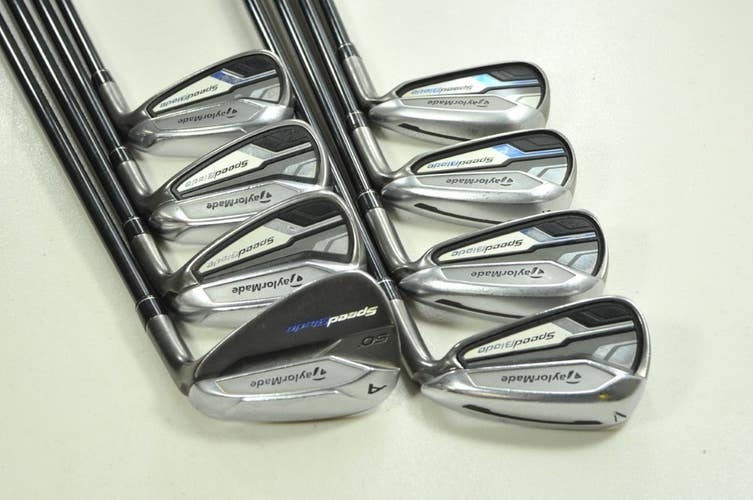 TaylorMade SpeedBlade 4-PW,AW Iron Set Regular Flex Right 65g Graphite # 202833