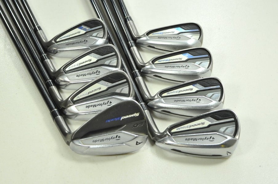 TaylorMade SpeedBlade 4-PW,AW Iron Set Regular Flex Right 65g Graphite # 202833