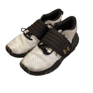 Used Under Armour Basketball Shoes M White Youth 06.0 11884-S000053005